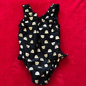 Toddler size 4t cat bathing suit